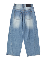25FW ウォッシュドワイドデニムパンツ