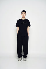 25SS ラウンディングシンボルロゴ半袖Tシャツ ブラック