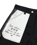 REVERSE STITCHED CARGO PANTS_BLACK