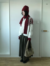 Roselle Heart Snowflake Cardigan (2color)