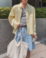 フォールSTリンクルオーバーフィットシャツ
