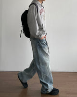 Shadow Curved Denim Pants