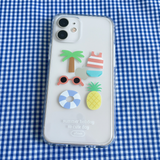 so cute day clear jellhard phone case