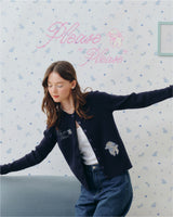 Jellambie cardigan | with cross stitch embroidery