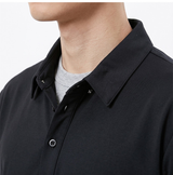 Cool Fit UV-Cut Collar T-shirt Black