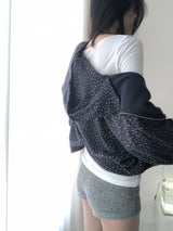 flower hood zip-up (3c)