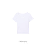 (W) Ju シルケットトップ (5color)