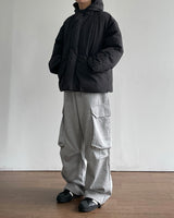 Over Fit Hooded Padded Jumper