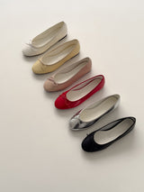 Candy Ribbon Flat Shoes