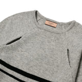 [LINE] Cut Out Line Knit Pullover (2colors)