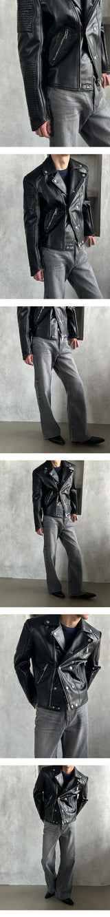 [PREMIUM] Shoulder bike rider jacket (2color)