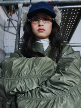 VOLUME SHIRRING MA-1 / KHAKI
