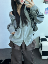 FLEECE PICKABLE❤RIBBON CANCAN BOOTSCUT WIDE 2 STYTLE PANTS🖤🩶🤎💛5COLOR