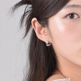 Heart lace earring