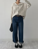 [Brushed Lining] 575ワイドデニムパンツ