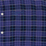 ALARM ONE POCKET CHECK SHIRT_BLUE