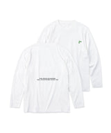 サークル トゥ クローバー ベーシックロゴ ロングスリーブTシャツ_[ホワイト]