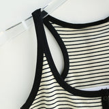 Reto Stripe Slim Racer Tank