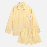  RELAXED STRIPE PAJAMAS_YELLOW