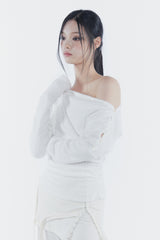 JENNIE BUTTONED TOP ivory