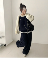 エンジェルウィングスターポケットエンブロイダリーワイドバンディングパンツ