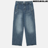 Bron Cat Brush Curve Denim Pants