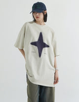 エスパーピグメントダイイングオーバーtシャツ