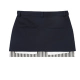 Striped colored skirt (Navy)