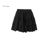 Heon Frill Dot Midi Skirt