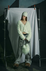 FUR CARDIGAN