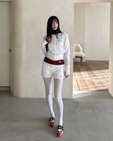 Newalrin ウィンターピンタックシースルートップ