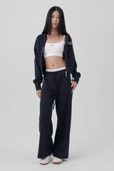 25 ソフトフードジップアップ, グローネイビー