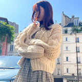 Handmade Grandma Knitting Cardigan - cd