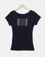 ミュホナポレオンプリント半袖Tシャツ