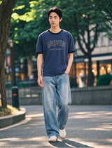 26SS★ ドリブンカレッジリンガーTシャツ
