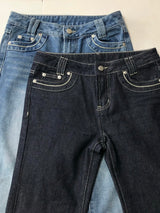 Stitch Low Bootcut Denim