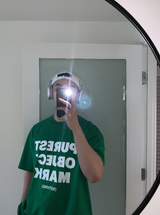 Look Number Purest Lettering Print Overfit Short Sleeve