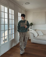 Basic Corduroy Cargo Parachute Pants