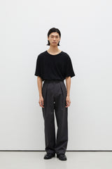 INVERTED PLEATS CHINO PANTS
