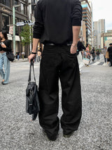 Mono Basic Curved Cotton Pants
