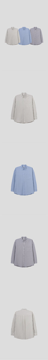 [Unisex] Clean stripe shirts(3color)