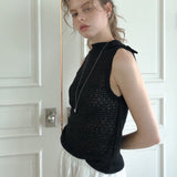 Elrocio neck vest (black)