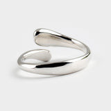 SVR-S630 Silver 92.5 ring open band daily women's silver ring size adjustable