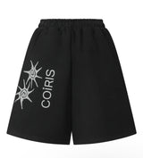 RORA BACK LOGO BERMUDA SWEAT HALF PANTS UNISEX (2COLOR) 