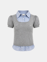 Sena Check Shirt Knit To