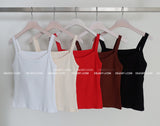 5 colors Basic Plain Cotton Sleeveless