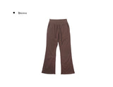 Qrun Swaying Mesh Bootcut Training Pants
