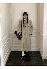 London Basic Oversized-Fit Trench Coat