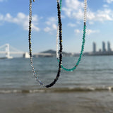 BYATTENTION ビーチストーンネックレス (2 colors)
