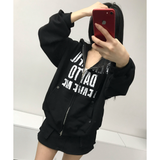 ストリートレタリング2WAYジップフーディ